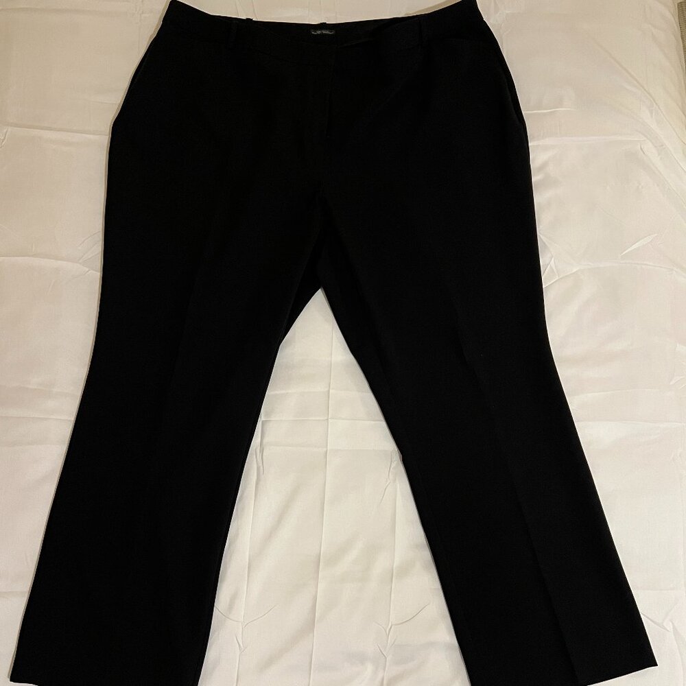 Women's 22w Black Curvy Fit Perfect Trouser  Worthington Woman